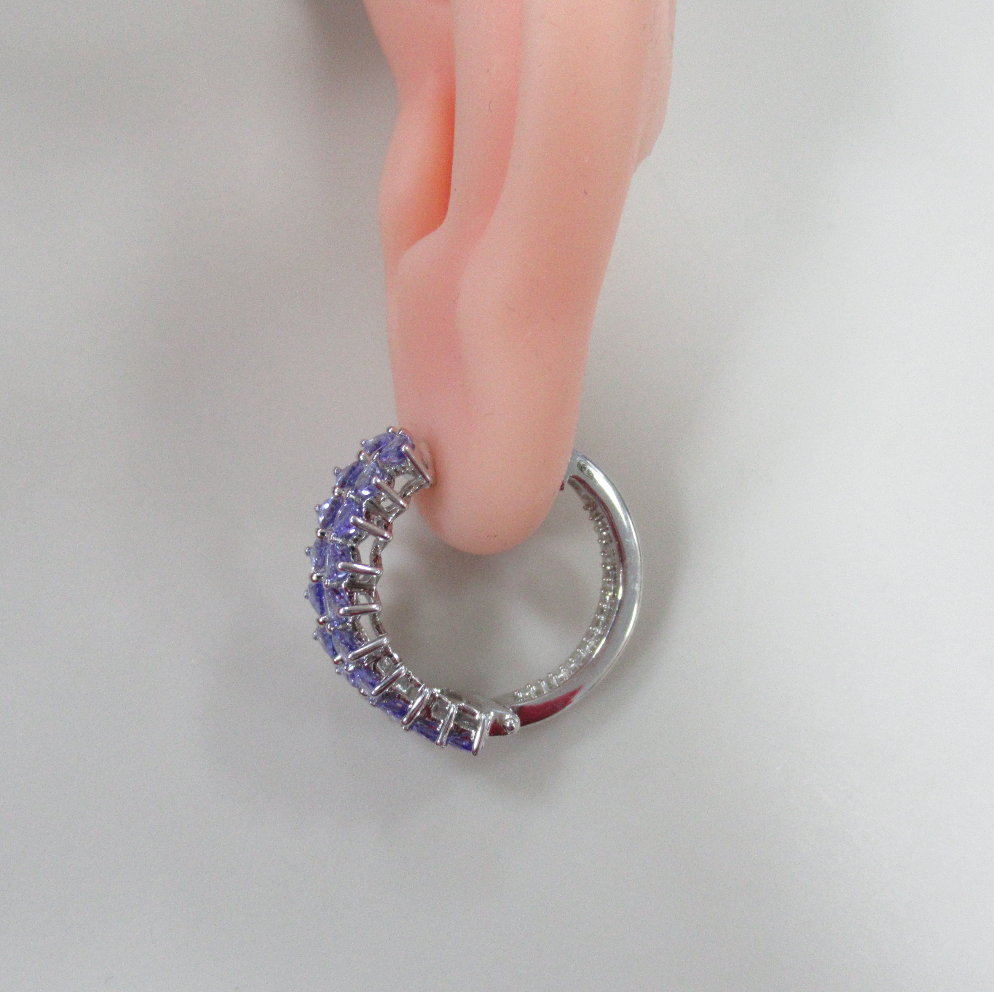 Серебряные серьги с агатами